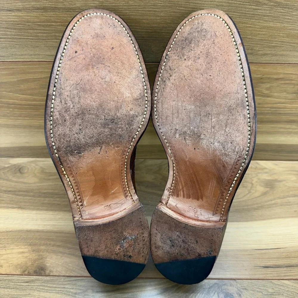 W.S.‎ Foster & Son Ltd Wingtip Mens UK 9.5 US 10.5 Walnut Dress Shoes